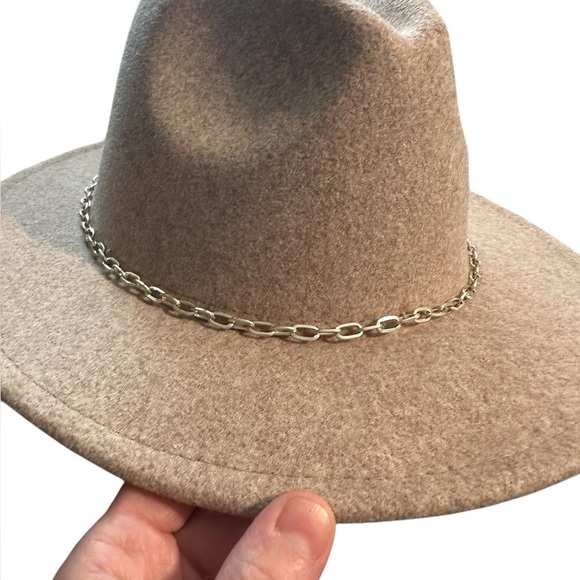 Anthropologie Tan Fedora Hat - Picture 4 of 9